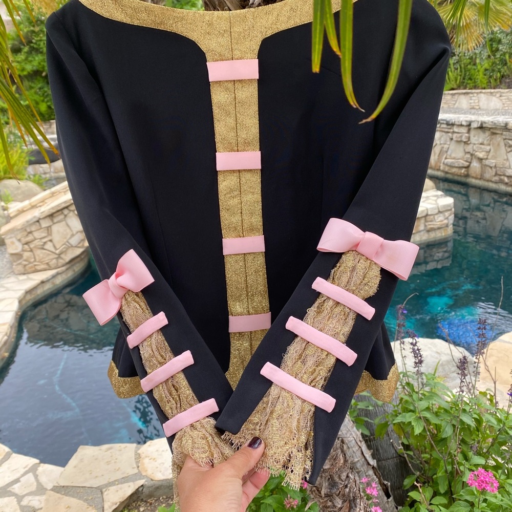Hand Sawn beautiful Fancy Jacket with beads - Picture 6 of 9